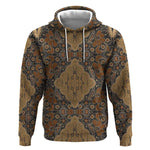 Madiba Nelson Mandela Batik Hoodie Earthy Brown Indonesia Heritage - African Pride