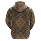 Madiba Nelson Mandela Batik Hoodie Earthy Brown Indonesia Heritage - African Pride