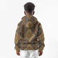 Madiba Nelson Mandela Batik Kid Hoodie Earthy Brown Indonesia Heritage - African Pride