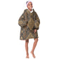 Madiba Nelson Mandela Batik Kid Wearable Blanket Hoodie Earthy Brown Indonesia Heritage - African Pride