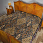 Madiba Nelson Mandela Batik Quilt Earthy Brown Indonesia Heritage - African Pride