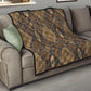 Madiba Nelson Mandela Batik Quilt Earthy Brown Indonesia Heritage - African Pride
