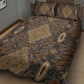 Madiba Nelson Mandela Batik Quilt Bed Set Earthy Brown Indonesia Heritage - African Pride