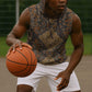 Madiba Nelson Mandela Batik Sleeveless Hoodie Earthy Brown Indonesia Heritage - African Pride