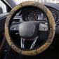 Madiba Nelson Mandela Batik Steering Wheel Cover Earthy Brown Indonesia Heritage - African Pride