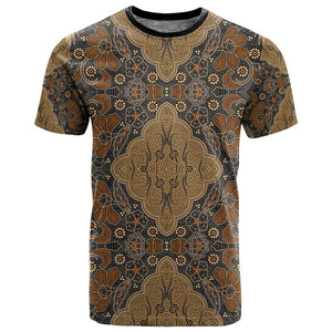 Madiba Nelson Mandela Batik T shirt Earthy Brown Indonesia Heritage - African Pride