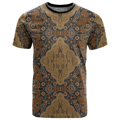 Madiba Nelson Mandela Batik T shirt Earthy Brown Indonesia Heritage - African Pride