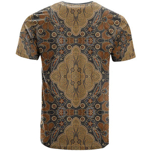 Madiba Nelson Mandela Batik T shirt Earthy Brown Indonesia Heritage - African Pride