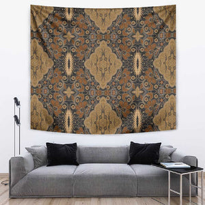 Madiba Nelson Mandela Batik Tapestry Earthy Brown Indonesia Heritage - African Pride