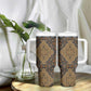 Madiba Nelson Mandela Batik Tumbler With Handle Earthy Brown Indonesia Heritage LT15