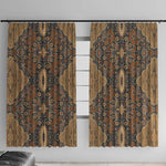 Madiba Nelson Mandela Batik Window Curtain Earthy Brown Indonesia Heritage - African Pride
