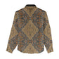 Madiba Nelson Mandela Batik Women Casual Shirt Earthy Brown Indonesia Heritage - African Pride