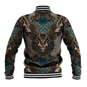 Madiba Nelson Mandela Batik Baseball Jacket Black Indonesia Heritage - African Pride