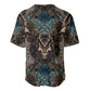Madiba Nelson Mandela Batik Baseball Jersey Black Indonesia Heritage - African Pride