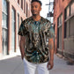 Madiba Nelson Mandela Batik Baseball Jersey Black Indonesia Heritage - African Pride