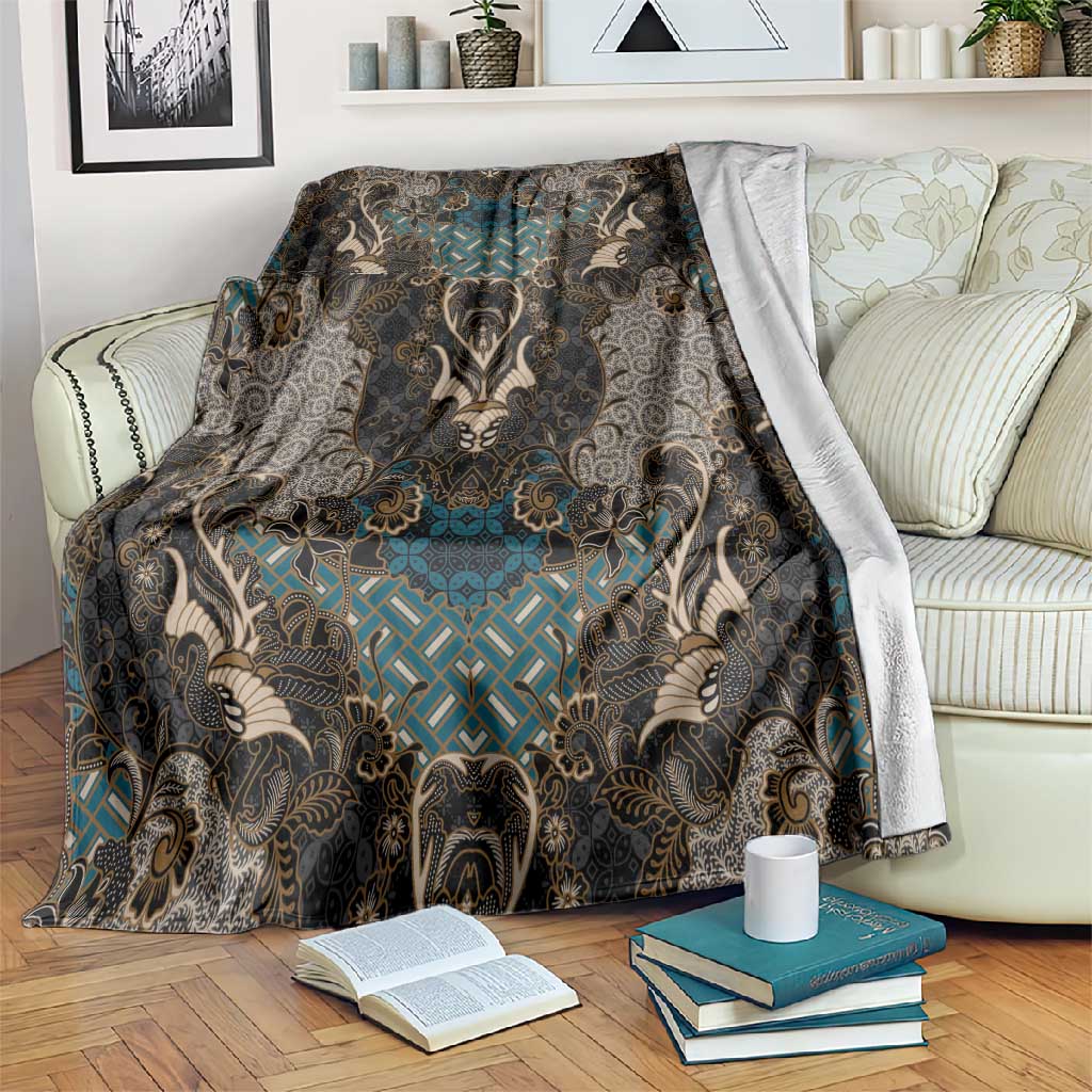 Madiba Nelson Mandela Batik Blanket Black Indonesia Heritage - African Pride