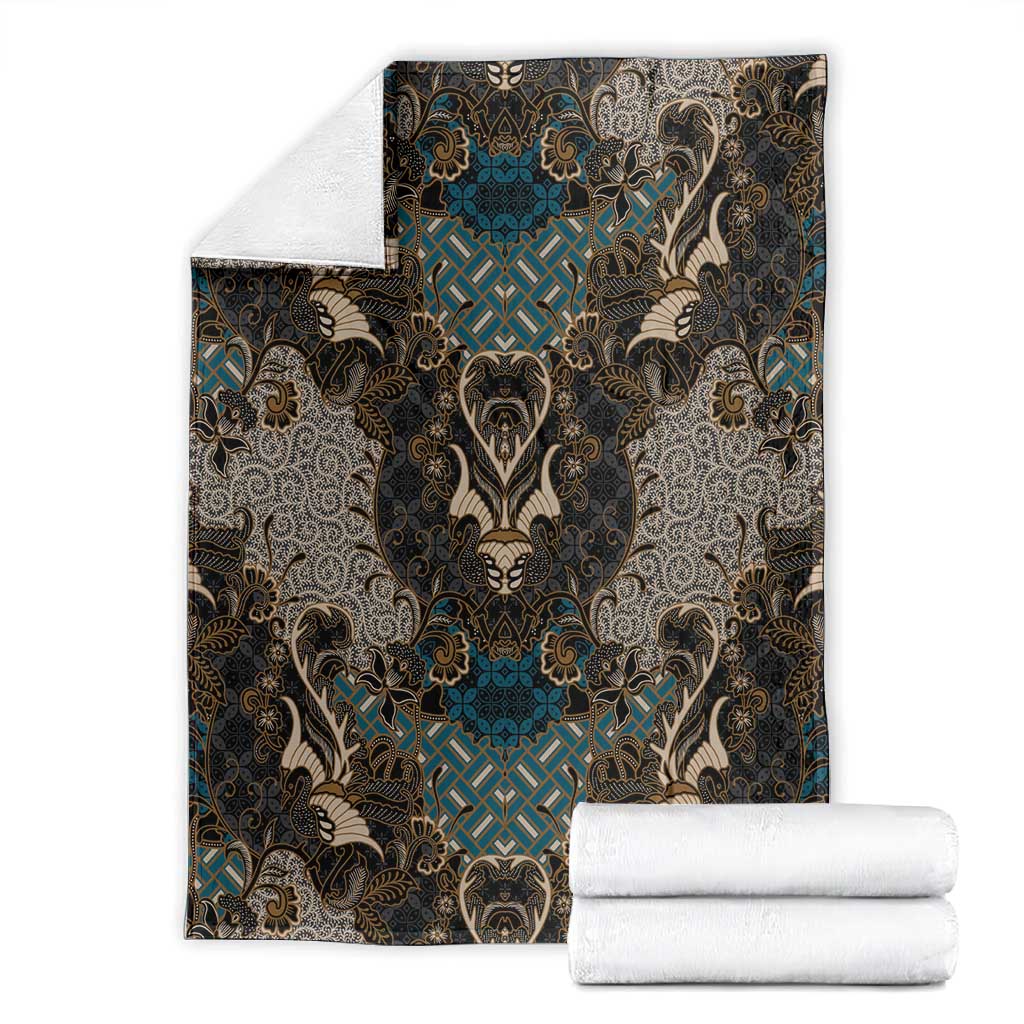 Madiba Nelson Mandela Batik Blanket Black Indonesia Heritage - African Pride
