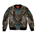 Madiba Nelson Mandela Batik Bomber Jacket Black Indonesia Heritage - African Pride