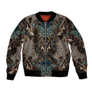 Madiba Nelson Mandela Batik Bomber Jacket Black Indonesia Heritage - African Pride