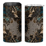 Madiba Nelson Mandela Batik 4 in 1 Can Cooler Tumbler Black Indonesia Heritage LT15