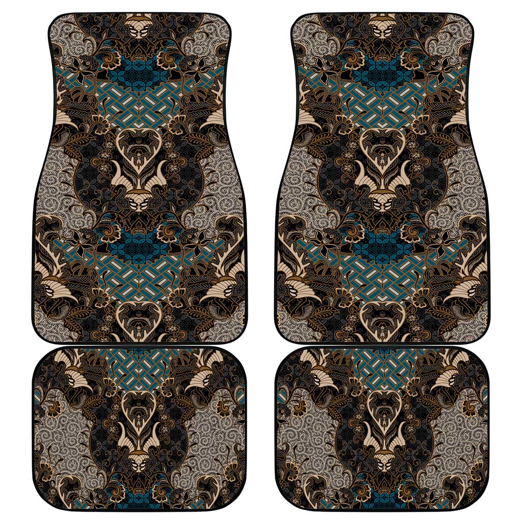 Madiba Nelson Mandela Batik Car Mats Black Indonesia Heritage - African Pride