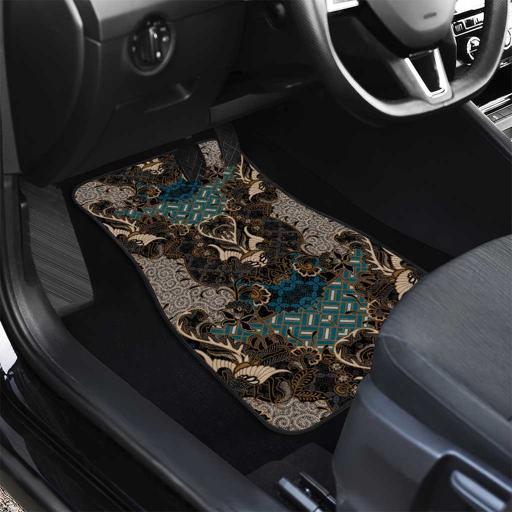 Madiba Nelson Mandela Batik Car Mats Black Indonesia Heritage - African Pride