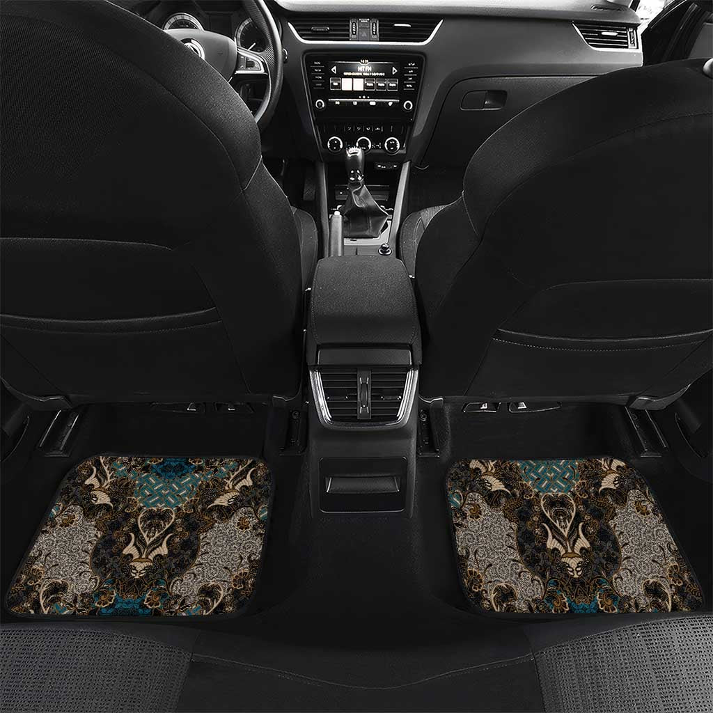 Madiba Nelson Mandela Batik Car Mats Black Indonesia Heritage - African Pride