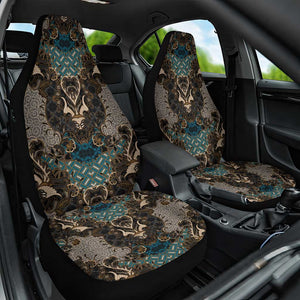 Madiba Nelson Mandela Batik Car Seat Cover Black Indonesia Heritage - African Pride