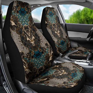 Madiba Nelson Mandela Batik Car Seat Cover Black Indonesia Heritage - African Pride