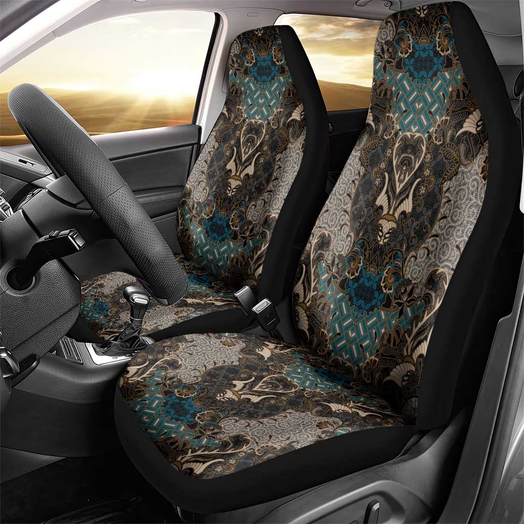 Madiba Nelson Mandela Batik Car Seat Cover Black Indonesia Heritage - African Pride