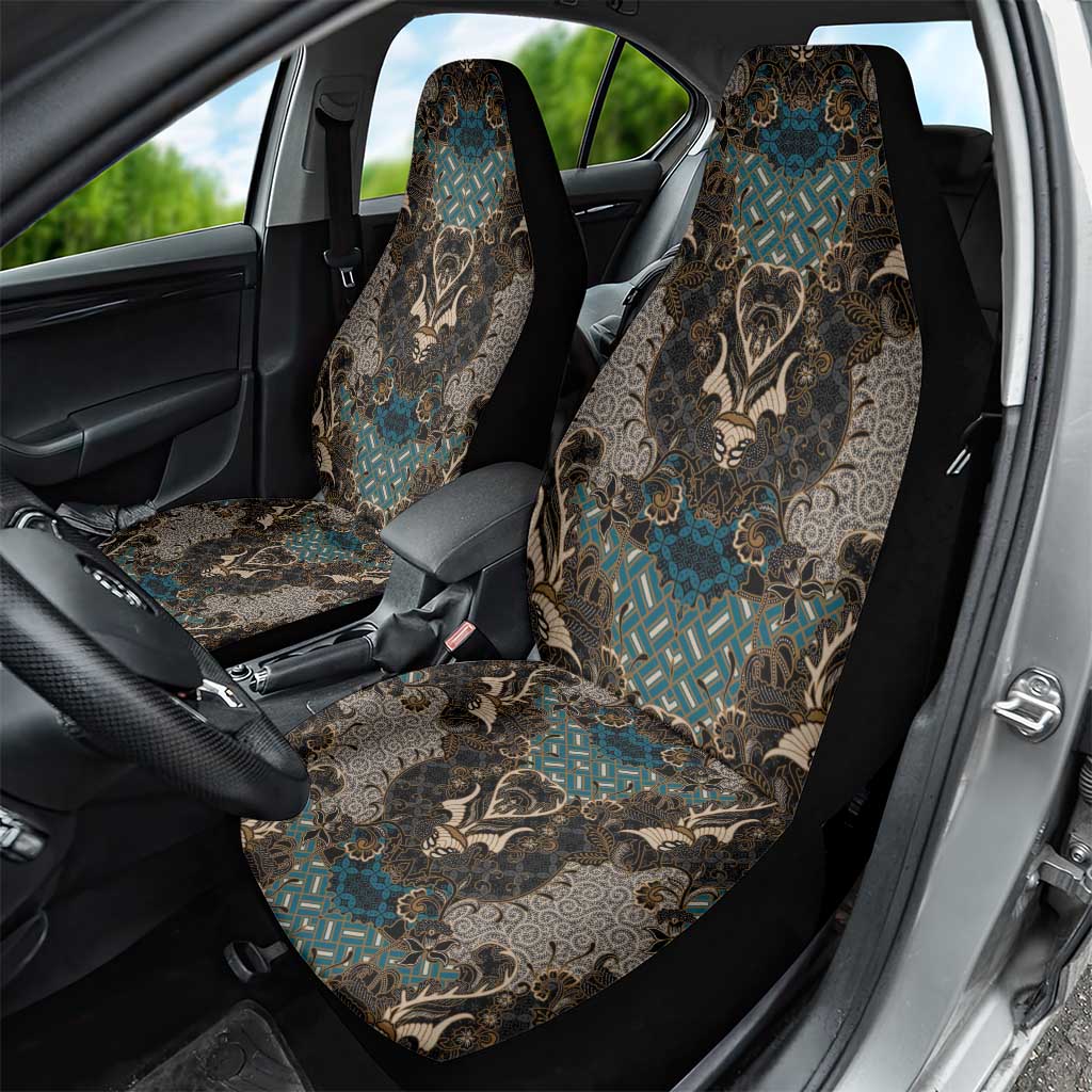 Madiba Nelson Mandela Batik Car Seat Cover Black Indonesia Heritage - African Pride