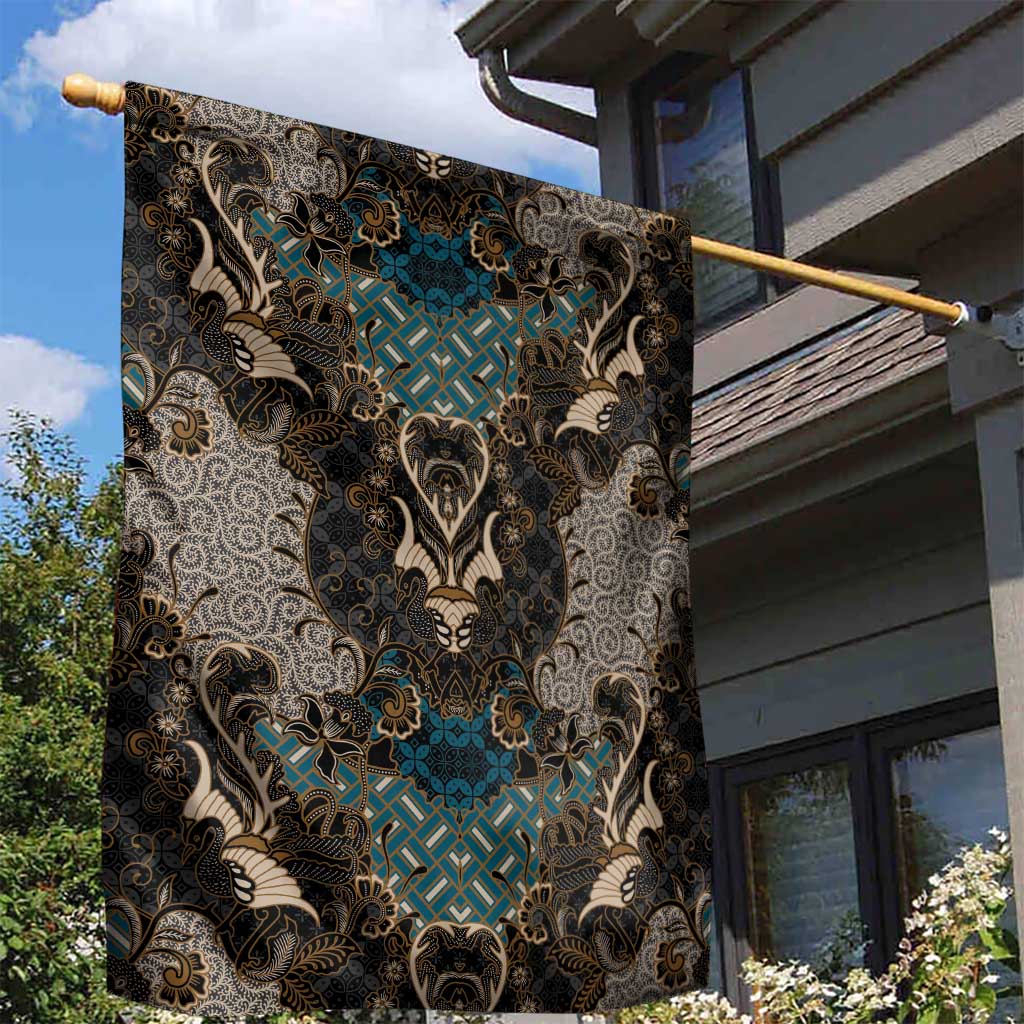 Madiba Nelson Mandela Batik Garden Flag Black Indonesia Heritage - African Pride