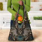 Madiba Nelson Mandela Batik Grocery Bag Black Indonesia Heritage - African Pride