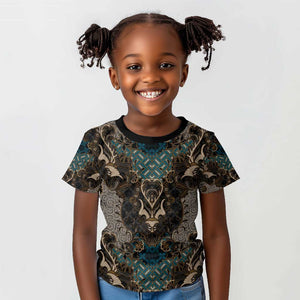 Madiba Nelson Mandela Batik Kid T shirt Black Indonesia Heritage - African Pride