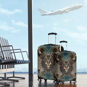 Madiba Nelson Mandela Batik Luggage Cover Black Indonesia Heritage - African Pride