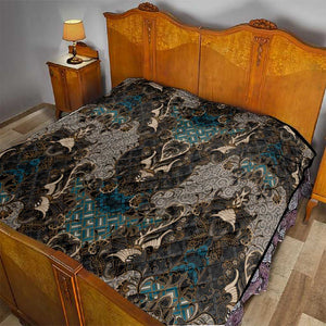 Madiba Nelson Mandela Batik Quilt Black Indonesia Heritage - African Pride