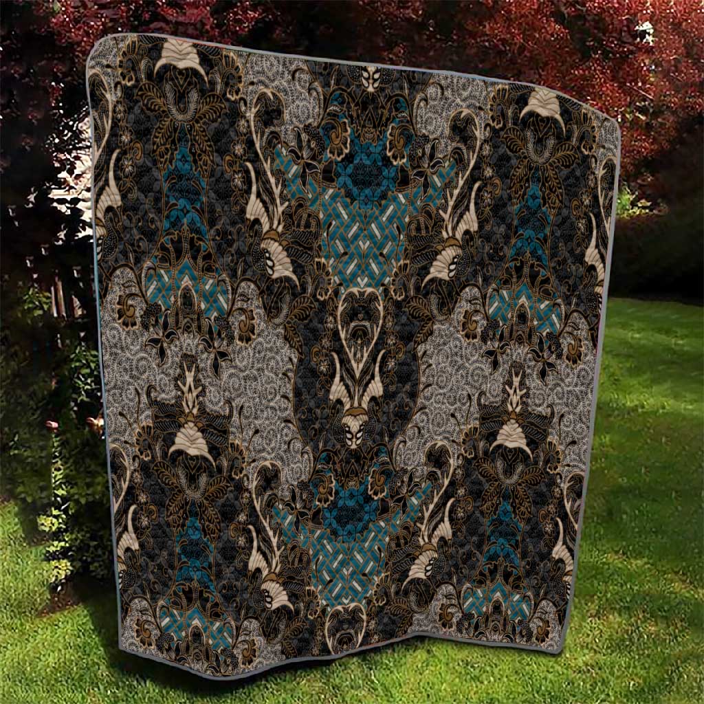 Madiba Nelson Mandela Batik Quilt Black Indonesia Heritage - African Pride