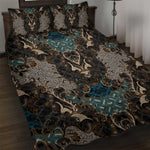 Madiba Nelson Mandela Batik Quilt Bed Set Black Indonesia Heritage - African Pride