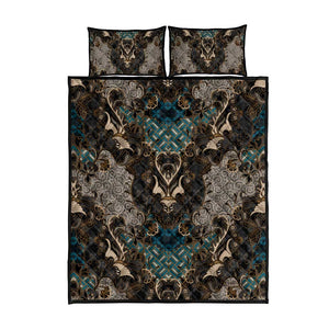 Madiba Nelson Mandela Batik Quilt Bed Set Black Indonesia Heritage - African Pride