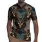 Madiba Nelson Mandela Batik Rugby Jersey Black Indonesia Heritage - African Pride