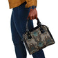 Madiba Nelson Mandela Batik Shoulder Handbag Black Indonesia Heritage - African Pride