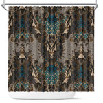 Madiba Nelson Mandela Batik Shower Curtain Black Indonesia Heritage - African Pride