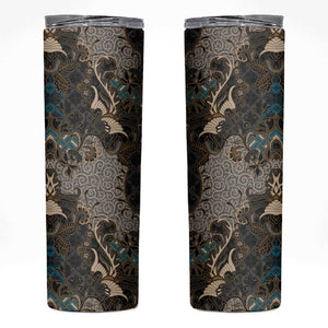 Madiba Nelson Mandela Batik Skinny Tumbler Black Indonesia Heritage LT15