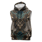 Madiba Nelson Mandela Batik Sleeveless Hoodie Black Indonesia Heritage - African Pride
