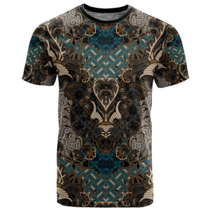 Madiba Nelson Mandela Batik T shirt Black Indonesia Heritage - African Pride