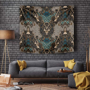 Madiba Nelson Mandela Batik Tapestry Black Indonesia Heritage - African Pride