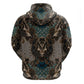 Madiba Nelson Mandela Batik Zip Hoodie Black Indonesia Heritage - African Pride