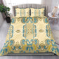 Madiba Nelson Mandela Batik Bedding Set Yellow Blue Indonesia Heritage - African Pride