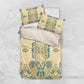 Madiba Nelson Mandela Batik Bedding Set Yellow Blue Indonesia Heritage - African Pride