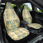 Madiba Nelson Mandela Batik Car Seat Cover Yellow Blue Indonesia Heritage - African Pride